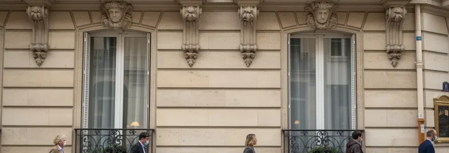 Immeuble haussmannien typique du 1er arrondissement de Paris estimation immobilière
